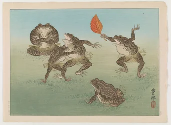 Sumo-ringende Kröten, ca. 1930